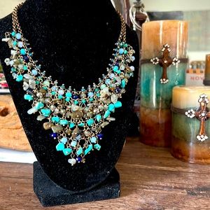 Beautiful necklace with turquoise